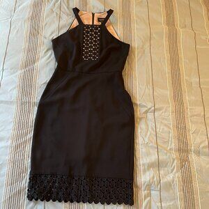 Laundry by Shelli Segal Black Sleeveless/Halter Dress - Size 2